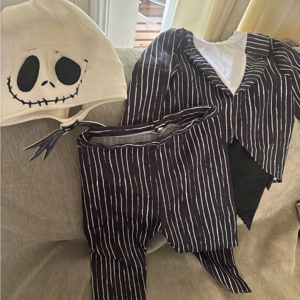 JACK SKELLINGTON NIGHTMARE BEFORE CHRISTMAS TODDLER COSTUME 2T
